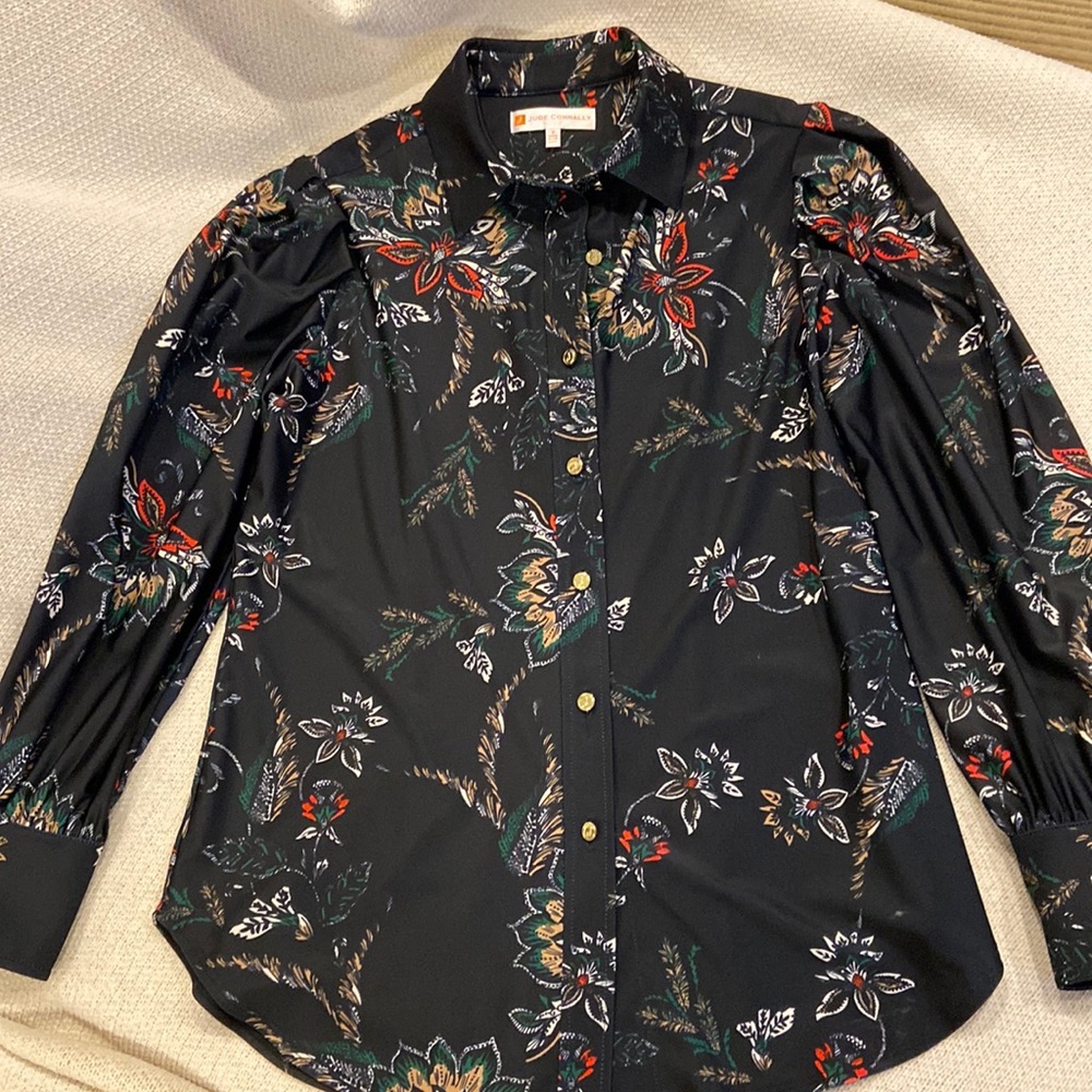 Jude Connally floral dress blouse.